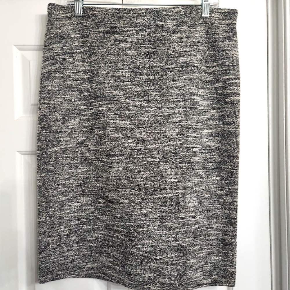 Knit pencil skirt